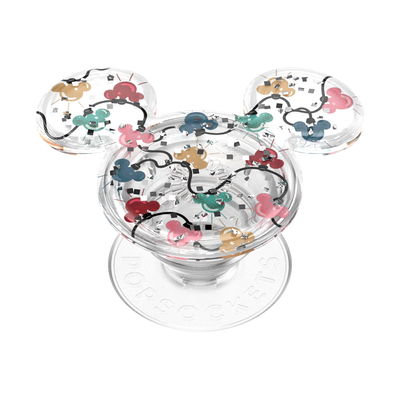 Earridescent Holiday Lights Mickey Mouse — Adhesive PopGrip